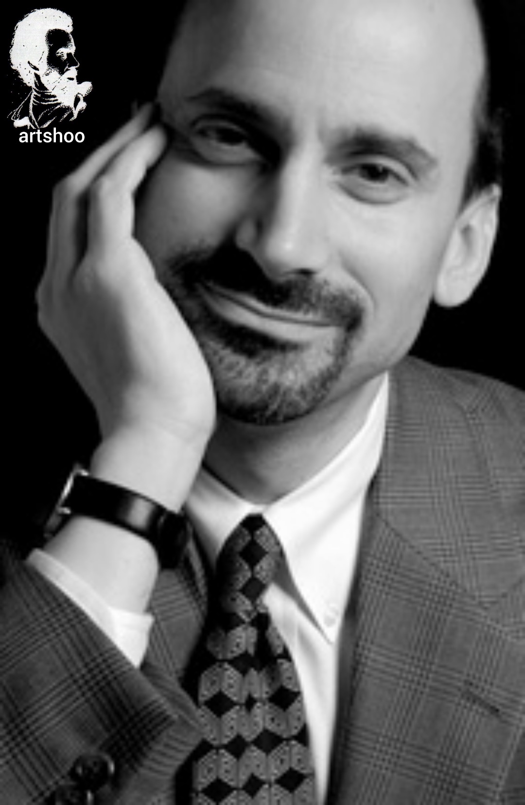 مدل پرتره سیاه قلم